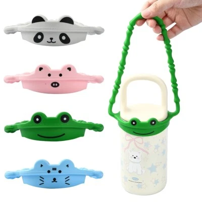 4 asas para botellas de agua para animales eslingas de silicona para botellas correas de mango para taza Foto 1 de 4