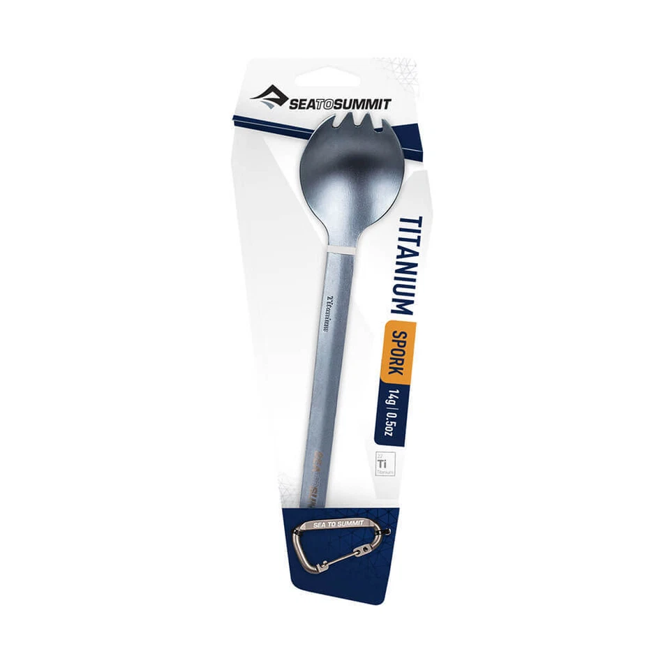 Camping Montañismo Actividades al Aire Libre Resistente Titanio Spork Foto 1 de 1