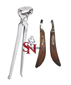 Juego de cuchillos de pezuña de pezuña de 12" y pezuña de Farrier - Imagen 1 de 3