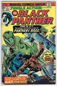 1975 Marvel Comics Group Jungle Action: LA PANTERA NERA #17 VG (4.0) - Foto 1 di 2