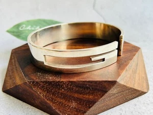 Bracciale GUCCI Cut-out logo G bracciale grande argento 925 senza scatola spe... - Foto 1 di 16