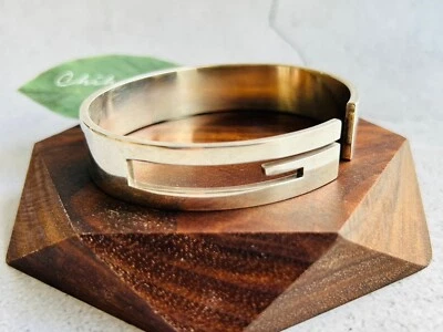 Bracciale GUCCI Cut-out logo G bracciale grande argento 925 senza scatola spe... - Immagine 1 di 4