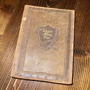 The Works of Edgar Allen Poe, 1927, Leather Bound - Picture 1 of 7
