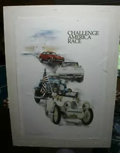 CHALLENGE AMERICA RACE SANDRA LEITZINGER ARTIST PROOF LITHO SIGNED 1986 MOUNTED - Picture 1 of 5