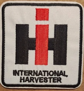 International Harvester IH embroidered Iron on patch construction agriculture - Picture 1 of 1