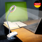 LED Touch Switch Wei Klappbar Schreibtischlampe USB Plug-in Dimmbar