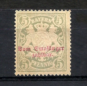 GERMANY BAVARIA Mi 11 x A M no Gum - Picture 1 of 2