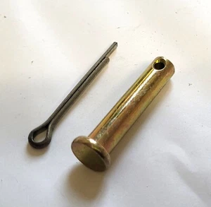 NU073 FOOT PEG FIXING PIN 40MM x 7MM COTTER SPLIT DIRT BIKE  110 125 140 - Picture 1 of 2