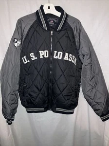 Vintage US Polo Assn. Full Zipper Quilted Embroidered Jacket XL - Picture 1 of 5
