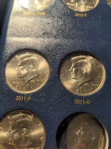Medio dólar Kennedy 2011 P y 2011 D BU sin circular de rollo (2 monedas) - Imagen 1 de 2