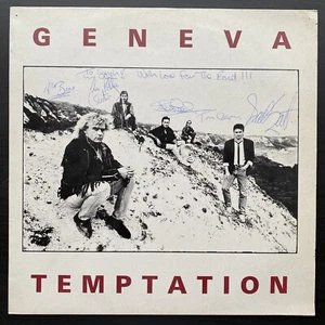 Geneva Temptation FULLY SIGNED AUTOGRAPHED 12” Vinyl 1988 - Picture 1 of 9