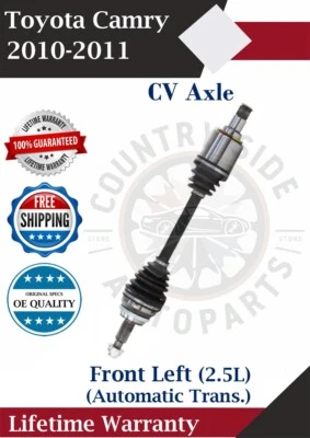Nuevo eje CV delantero izquierdo OE para Toyota Camry 2010-2011 transmisión automática de 2,5 L Foto 1 de 4