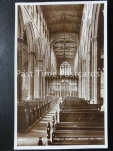 c1926 RP - Newark on Trent - The Nave Parish Church - Picture 1 of 1
