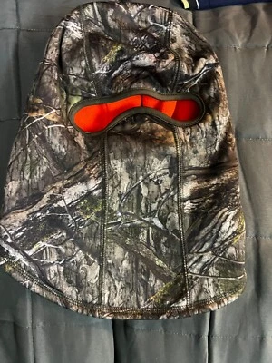 Huntworth Performance Reversible Camo/Orange Fleece Balaclava 5517-HD-BZ - Image 1 of 3