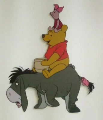 EDICIÓN LIMITADA 1968 SERIGRAFÍA DISNEY EEYORE, WINNIE THE POOH, PIGLET CON CERTIFICADO DE AUTENTICIDAD Foto 1 de 4