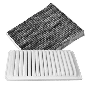Cabin & Air Filter Combo For Toyota Camry 2.5L 2.4L Engine 2007-2017 17801-0H050 - Picture 1 of 7