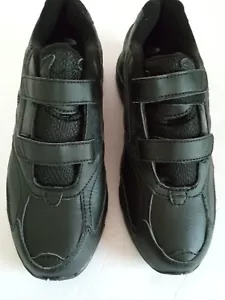 Athletic Shoes, AVIA (TAYLOR) BLACK LEATHER WOMENS, NEW IN BOX, Size 11B - Picture 1 of 7