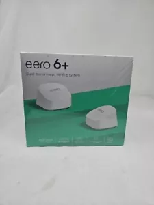 BRAND NEW eero 6+ Dual Band AX3000 Wi-Fi 6 Mesh Router Gigabit Ethernet (2-Pack) - Picture 1 of 6