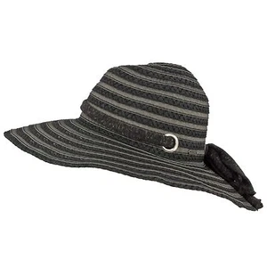 PISTIL HT-1624 WOMEN'S PALOMA FULL BRIM WIRE STRAW SUN SUMMER HAT - Bild 1 von 2