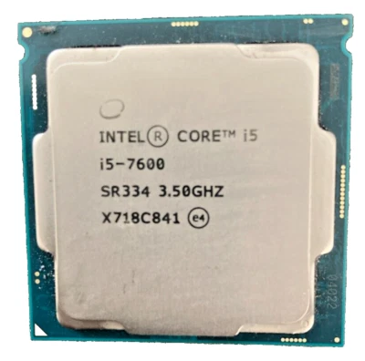 Procesador Intel Core i5-7600 de cuatro núcleos de 3,8 GHz SR334 LGA1151 Foto 1 de 2
