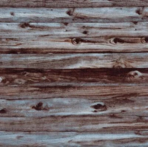 Wood Fence Horsin' Around Gray Quilt Sew Fabric RILEY BLAKE - Picture 1 of 1