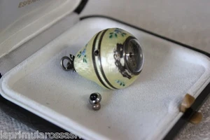 VINTAGE STERLING SILVER LADIES PENDANT WATCH OROLOGIO A CIONDOLO IN ARGENTO - Picture 1 of 11