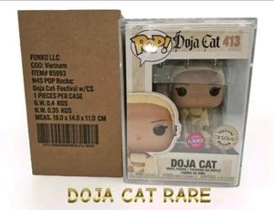 Doja Cat Funko Pop! #413 Coachella Festival 24 Flocked - Protector- Limited Ed - Picture 1 of 19