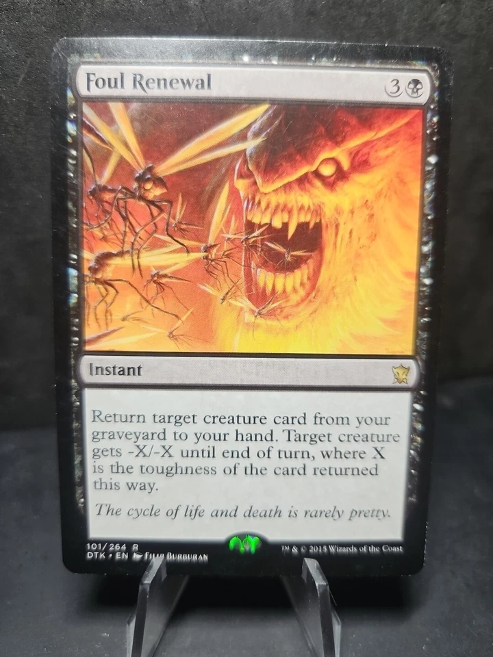 Magic the Gathering MTG Foul Renewal (101) Dragons of Tarkir   LP - Image 1 of 2