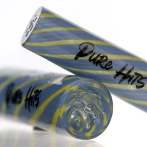 Pure Hits Tip Glass Filter Tip Lilac Yellow-8mm - Picture 1 of 2