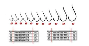 AMI 9644 CHINU RING SIZE 12 MARUTO HOOKS MARE TRAINA VIVO BLACK OCCHIELLO AMO - Foto 1 di 1