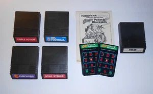 Lot of 5 Used 1979 Mattel Intellevision Games - Picture 1 of 4