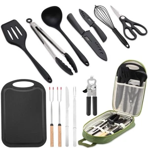 Camping Essentials Cookware Cooking Utensils Set - Camping Kitchen Utensils, ... - Picture 1 of 6