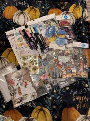 Huge lot of Scrapbooking Craft Supplies Mostly Brand New/ New - Image 1 of 4