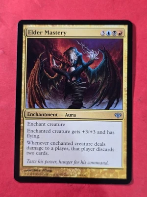 2009 Magic The Gathering Conflux #104 Elder Mastery, UC, NF, cd6 - Image 1 of 3