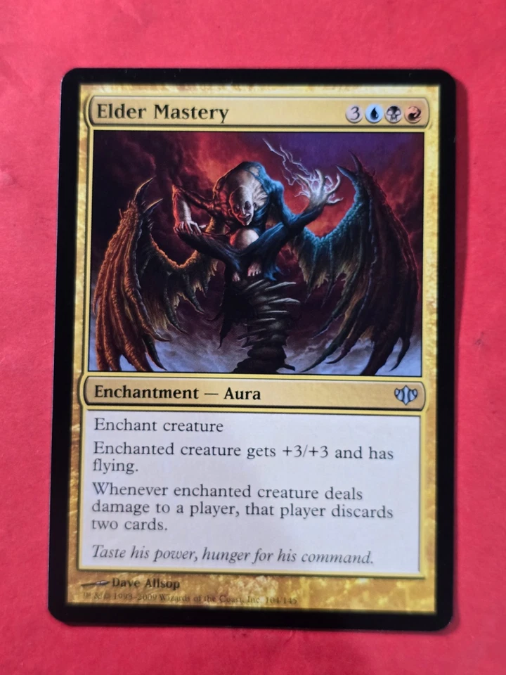 2009 Magic The Gathering Conflux #104 Elder Mastery, UC, NF, cd6 - Image 1 of 3