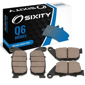 Front + Rear Organic Brake Pads 2012-2013 Harley Davidson Sportster XL1200 V ia - Picture 1 of 8