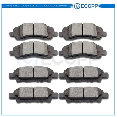 Pastillas metálicas de freno delanteras y traseras para Honda Odyssey 2011 2012 2013 2014 Foto 1 de 4