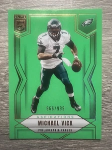 2025 Donruss Elite Michael Vick Aspirations /999 Eagles Color Match - Picture 1 of 2