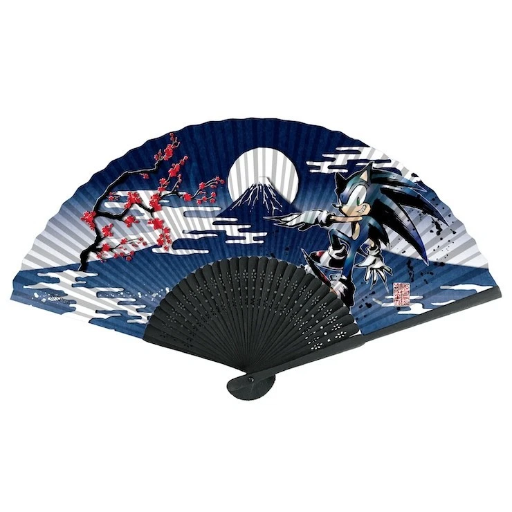 PSL Sonic the Hedgehog Ume Fuji 声波折叠风扇 SEGA — 第 1/1 张图片