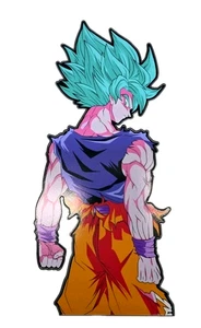 Gok Green Hair   DECAL  3.5" x 8"  Full Color Sticker - Picture 1 of 9