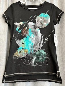 Camicia Disney Parks nuova con etichette Star Wars K-2SO Rogue taglia unica 6 small - Foto 1 di 13