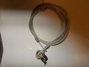 Motorcycle Master Lock Model 377 with Wire Cable - Picture 1 of 5