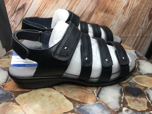 NUEVA Sandalia de Cuña Aurora Box Propét Propet para Mujer, Negra, 9.5 - Imagen 1 de 5