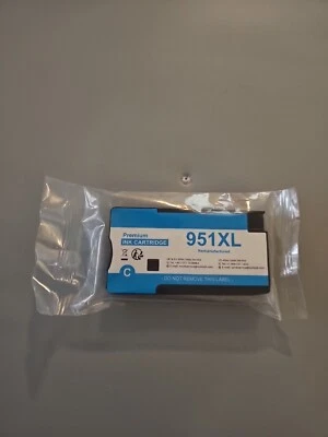 New/Sealed 951XL For Officejet 8600 Series Cyan Premium Ink Cartridge Free Ship - Image 1 of 4