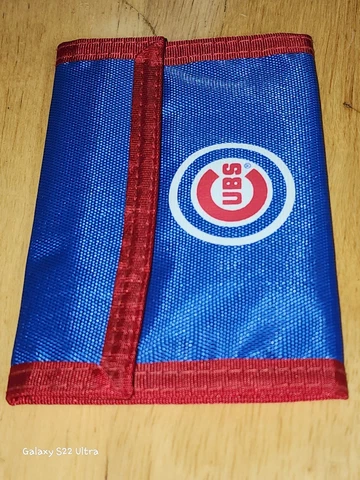 Vintage 1990 Chicago Cubs Heath Chocolate Wallet Baseball Candy Advertising SGA Cover
