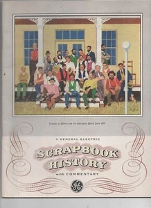 1953 GENERAL ELECTRIC, SCRAPBOOK HISTORY (75th Anniversary 1878-1953) 48 Pages - Picture 1 of 2