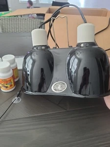 Reptile Accessories For The Cage. Heating Lamp, Water Dripper, Climbing Mat - Picture 1 of 10