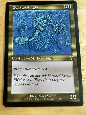 MTG Invasion --- GALINA'S KNIGHT --- Common LP - Image 1 of 2