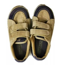 sperry halyard hook & loop boat shoe