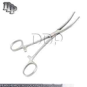 Pean Rochester Curved Forceps 8" Hemostat Surgical Veterinary Instruments - Picture 1 of 3